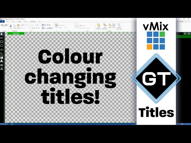 vMix GT Title Designer- Creating colours you can edit in your vMix titles!