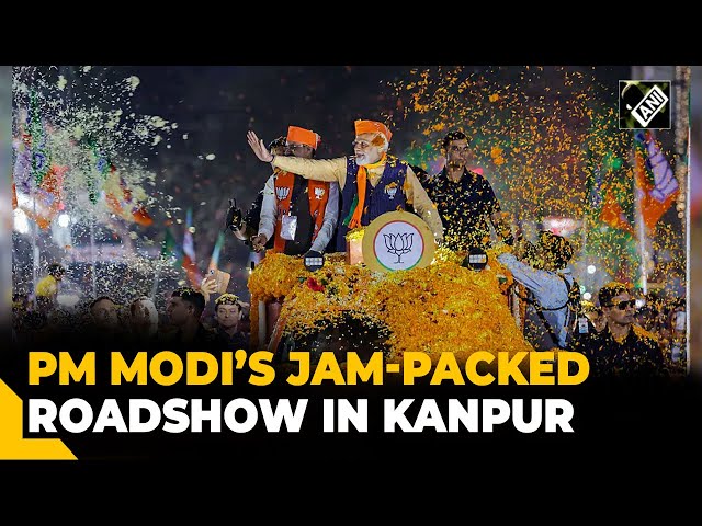 LS Polls 2024: PM Modi holds mega roadshow in Kanpur days ahead of 3rd phase voting