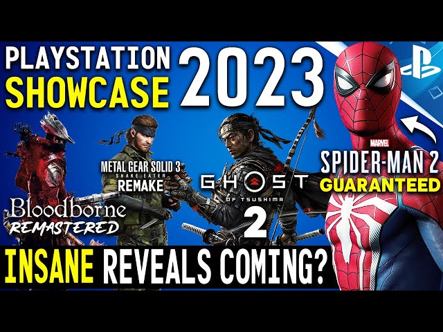 INSANE PLAYSTATION SHOWCASE COMING SOON! 10 HUGE MASSIVE REVEALS POSSIBLE