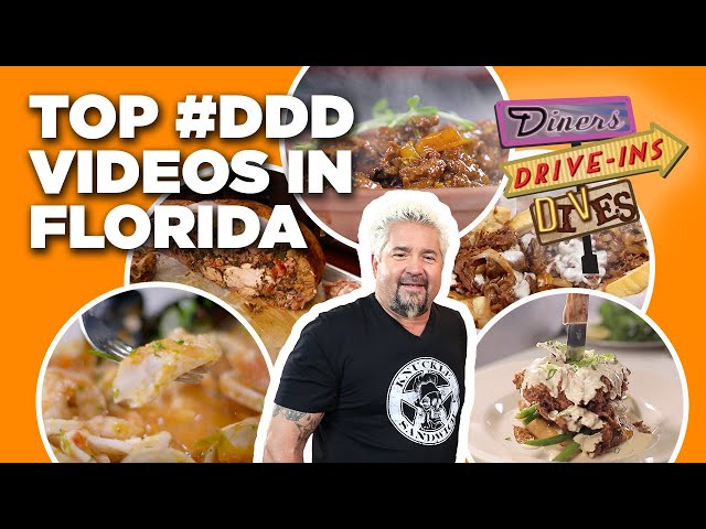 Top 5 #DDD Videos in Florida with Guy Fieri | Diners, Drive-Ins and Dives | Food Network