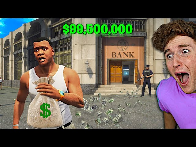 Robbing A MEGA Bank In GTA 5.. (Mods)