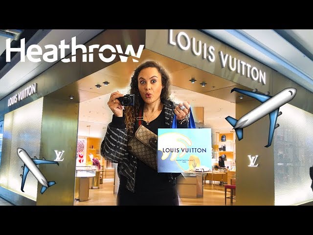 COME LUXURY SHOPPING WITH ME AT HEATHROW | LOUIS VUITTON, GUCCI, FENDI