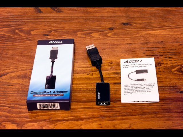 Accell DisplayPort to HDMI 2.0 Adapter