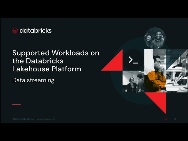 Intro to Supported Workloads on the Databricks Lakehouse Platform