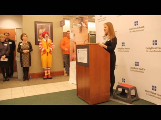 Ronald McDonald Family Room® opens AT  ST. LUKE’S HOSPITAL
