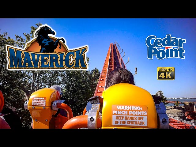 2022 Maverick Roller Coaster On Ride 4K POV Cedar Point