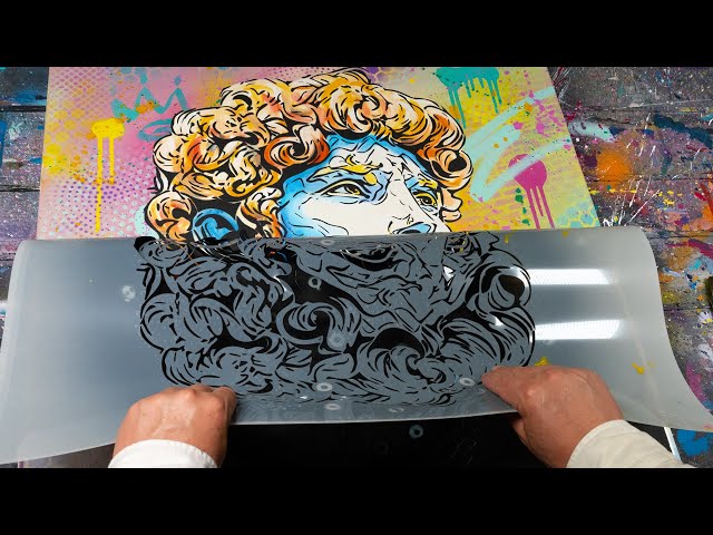Transform Your Art! Pop Art Painting Demonstration with Michelangelo | NeonDavid