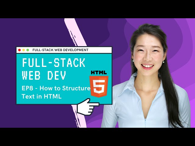 How to Structure Text in HTML