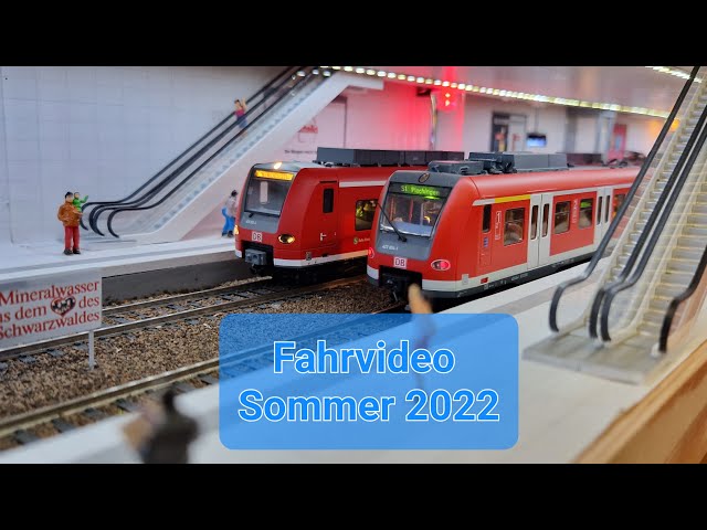 Großes Fahrvideo und viele Neuheiten auf meiner Modelleisenbahn - Sommer 2022