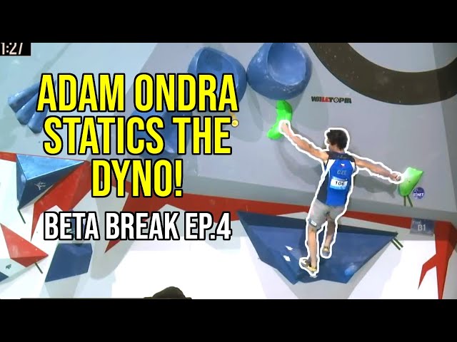 Adam Ondra Statics the Dyno! | Beta Break Ep.4