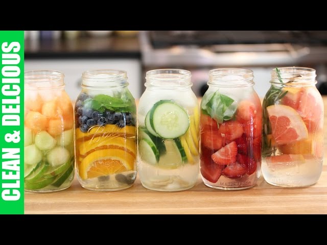 5 Refreshing Fruit Infused Waters | Clean & Delicious
