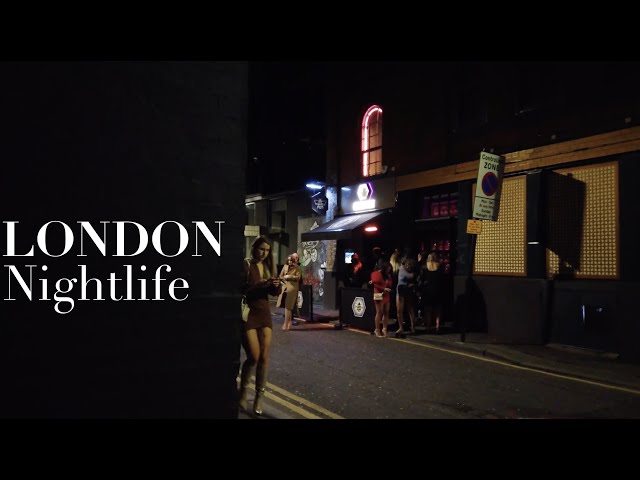 Late Night Stroll in London | London Nightlife Walking Tour [4K HDR]