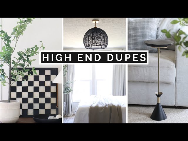 HIGH END VS THRIFT STORE | DIY HIGH END HOME DECOR DUPES