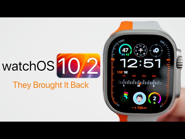WatchOS 10.2 is Out! - What's New? (They Brought It Back)