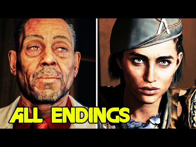 Far Cry 6 - All ENDINGS (True Ending And Secret Ending) PS5 2021