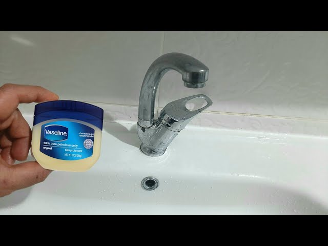 Surprising method from the plumber 💯 Repair the Faucet Cartridge with petroleum jelly