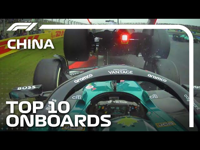 Stroll’s Collision With Ricciardo! | The Top 10 Onboards | 2024 Chinese Grand Prix | Qatar Airways