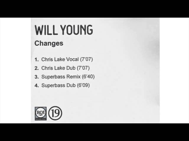 Will Young: "Changes" (Chris Lake Vocal Mix)