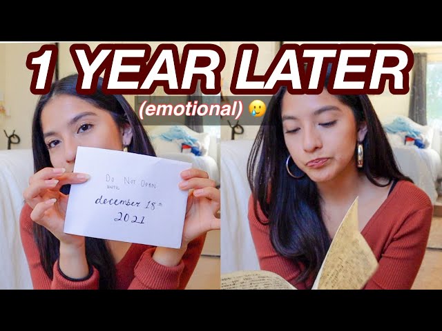reading my "letter to my future self" | *emotional*