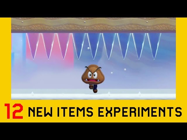 12 Q&A Experiments with the NEW 3D World Items - Part 1 | Super Mario Maker 2