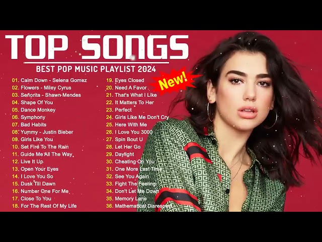 Top 40 Songs of 2023 2024 💎 Best Pop Songs Playlist 2024 New Songs 🔥 Billboard Hot 100 This Week#