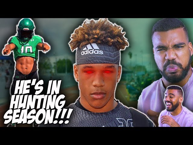The *FASTEST* And *SCARIEST* Linebacker In High School!!!- Justin Flowe Highlights [Reaction]