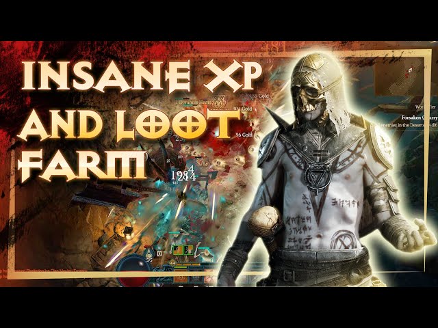 Diablo 4 - NEW BEST XP & LEGENDARY FARM! | Endgame XP Farm Guide! Solo & Group!