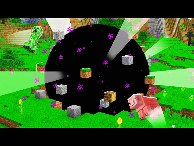 Do NOT use this GLITCH to make a BLACK HOLE in Minecraft! (EP19 Scary Survival 2)