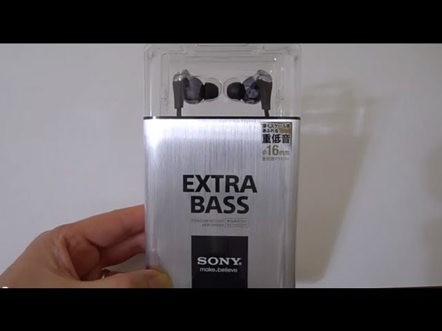 Sony's Flagship Extra Bass IEM MDR-XB90ex Unboxing