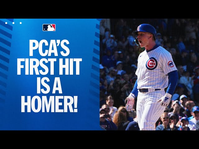 Pete Crow-Armstrong's first Major League hit is a HOMER!