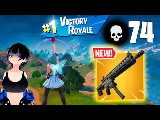 74 Elimination Solo vs Squads Wins | Girl Play Fortnite Chapter 5 Gameplay Season 2