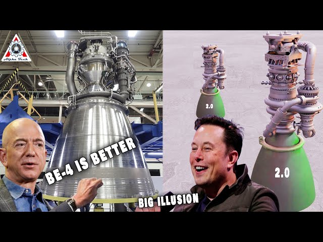 Somehow Jeff Bezos realizes that the BE-4 engine is better than others but NO WAY TO BEAT SpaceX