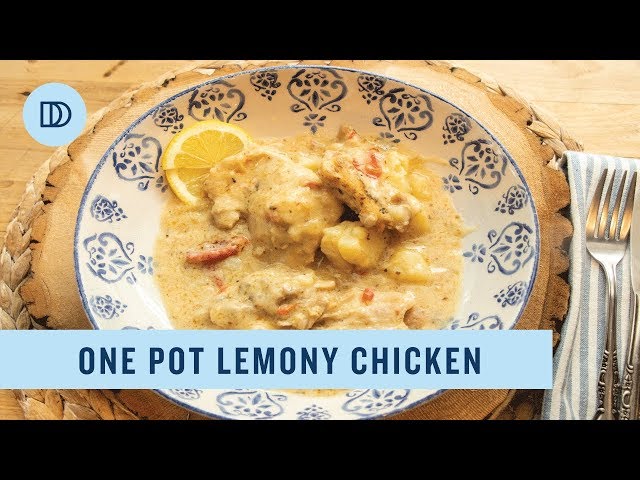 One Pot Lemony Chicken & Potatoes  - Ready in under 60 minutes!