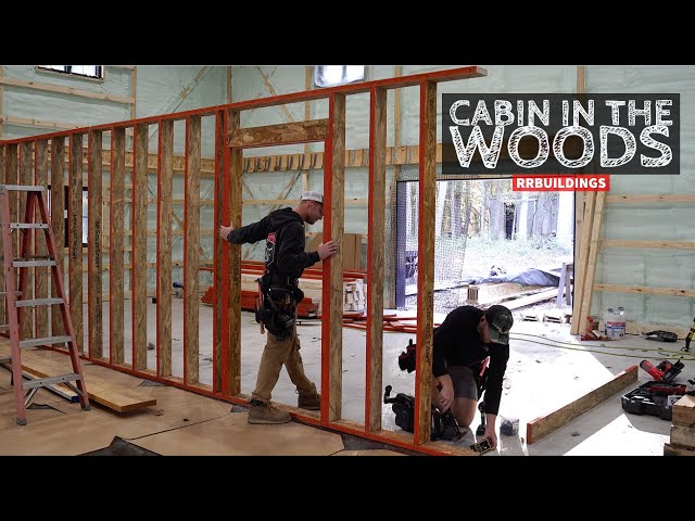 Cabin in the Woods: Interior Wall Framing