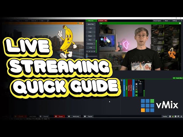 Live Stream with vMix- Quick Guide!