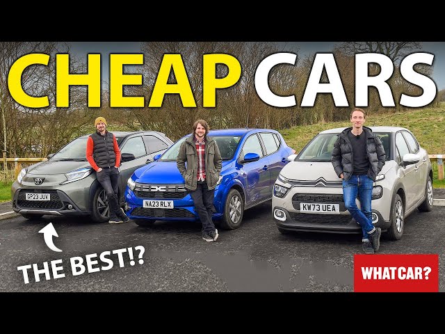 CHEAP CAR TEST! What's the BEST value car you can buy? Dacia vs Toyota vs Citroen | What Car?