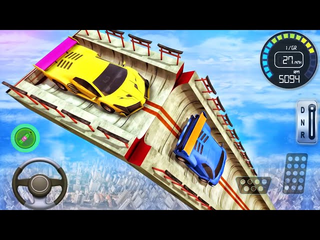 Vertical Mega Ramp Impossible 3D - Impossible Car Stunts Tracks Racing - Android GamePlay