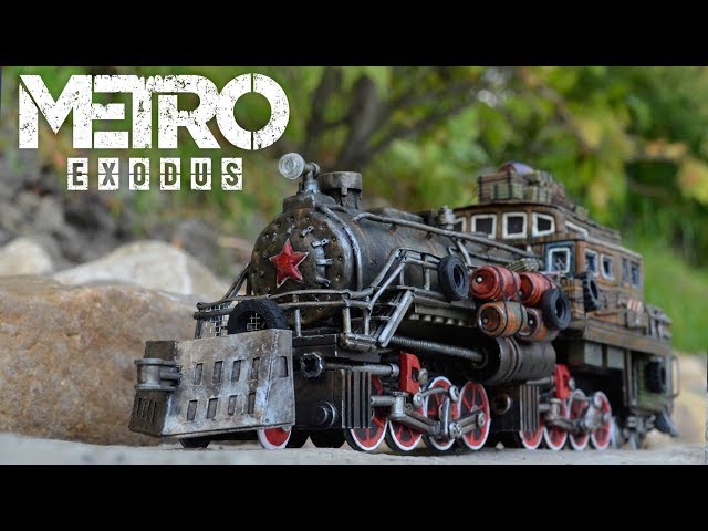 Самодельный паровоз "Аврора" из Игры Metro Exodus