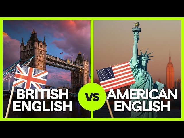 British English vs American English - Vocabulary differences Part 1