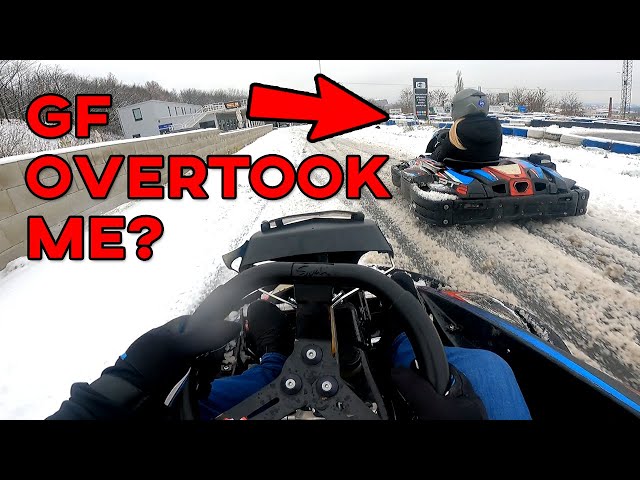 I Took My Girlfriend Karting in SNOW