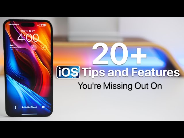 20+ iOS Tips and Features You Are Missing Out On