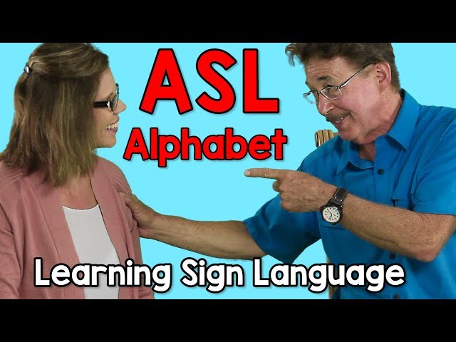 ASL Alphabet | American Sign Language | Sign the ABCs | Jack Hartmann