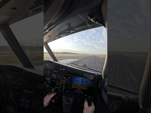 Boeing 737 MAX Takeoff from the cockpit