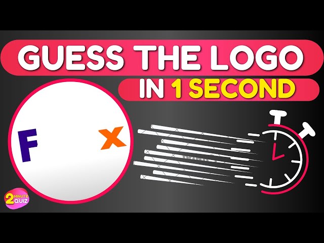 Guess The Logo In 1 Second | Logo Quiz