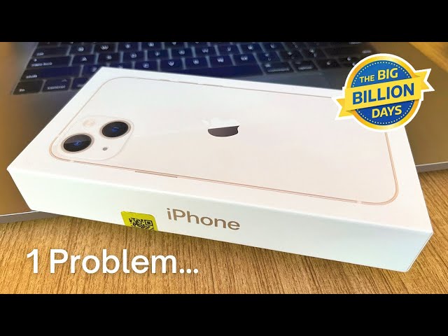 Big Billion Days Sale iPhone 13 Unboxing & Overview!