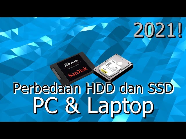 🔧Perbedaan HDD dan SSD ✅ PC & Laptop | 2021!