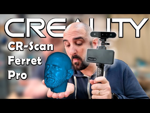 Scansione 3D a portata di TUTTI! Creality CR-Scan Ferret Pro. Scansione con Smartphone PC e MAC