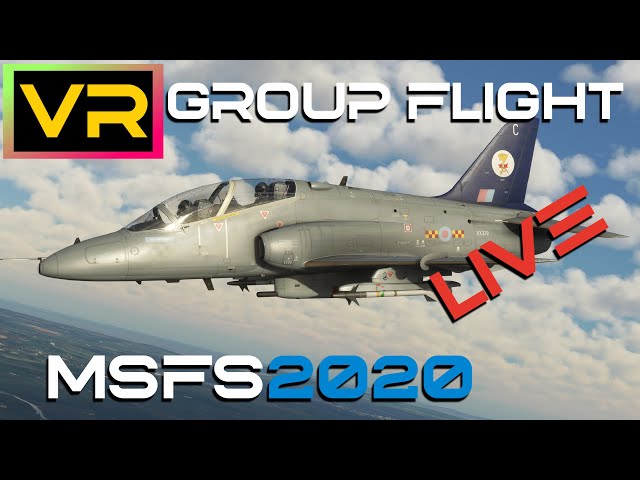 ⚡️MSFS Virtual Reality Fighter Jet Group Flight!⚡️ - Livestream