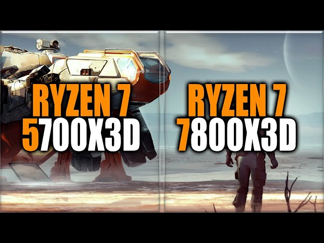 Ryzen 7 5700X3D vs 7800X3D Benchmarks - Tested in 15 Games and Applications