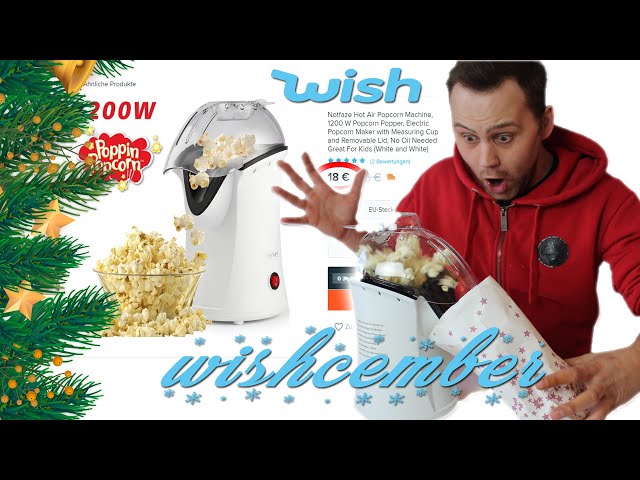 Türchen 3 | Popcornmaschine von Wish für 18€ | #wishcember | Testyboy